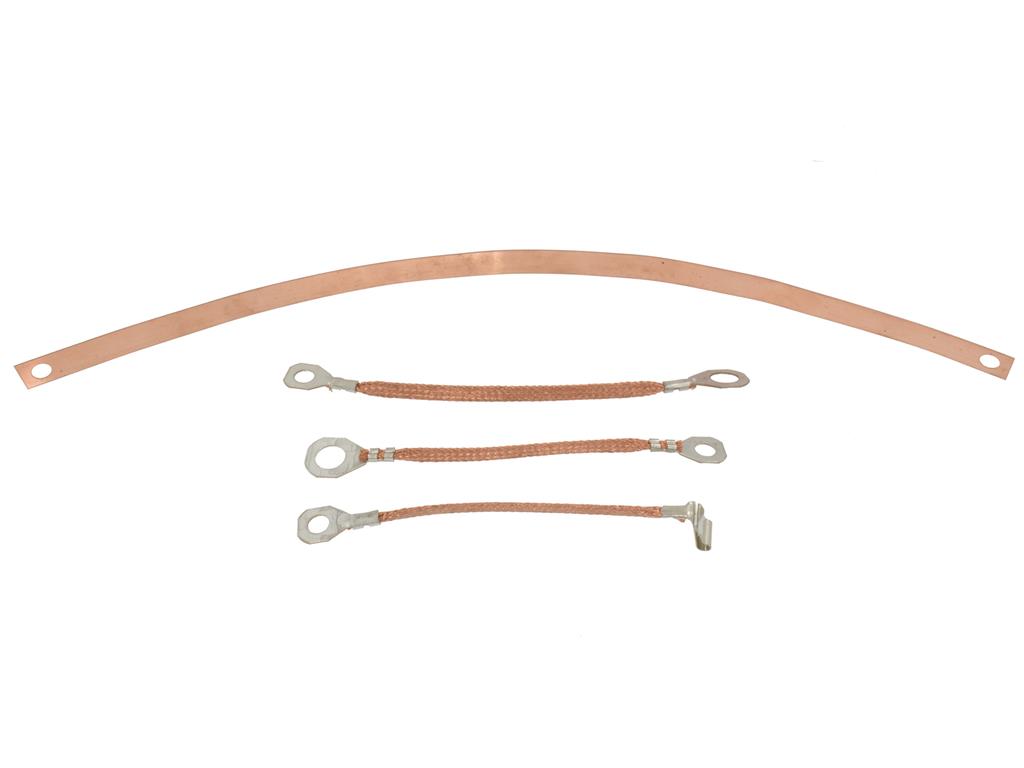63-67 Radio Ground Straps All With Side Exhaust -  Set of 4