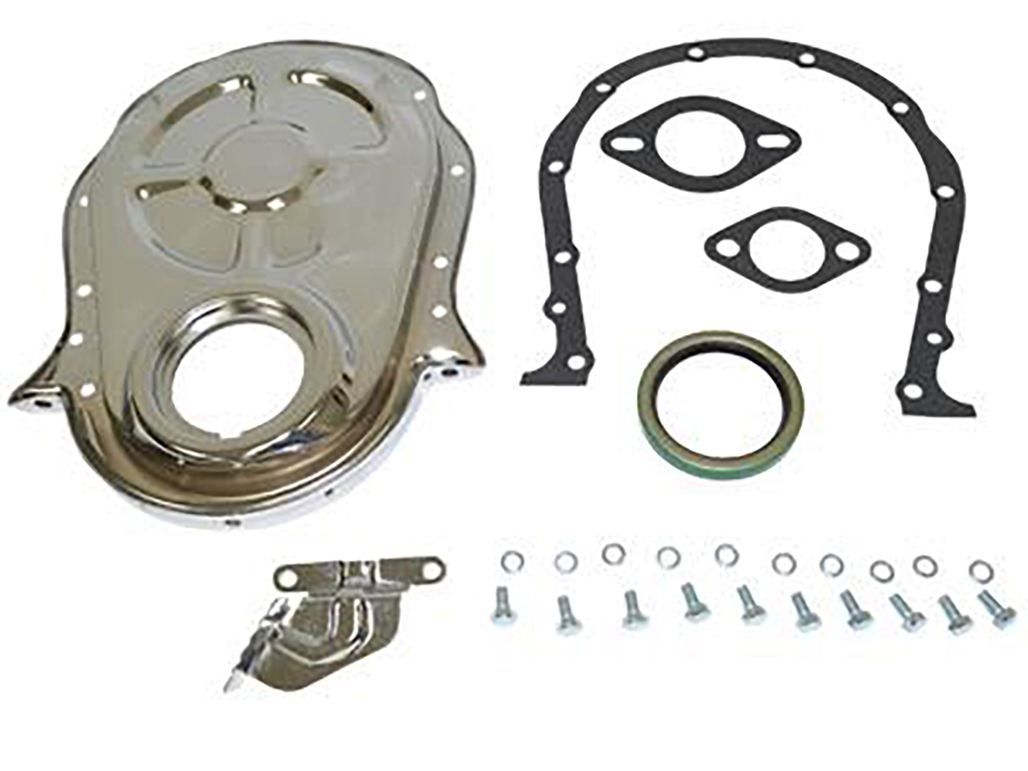 65-74 Chrome Timing Chain Cover - 396 / 427 / 454