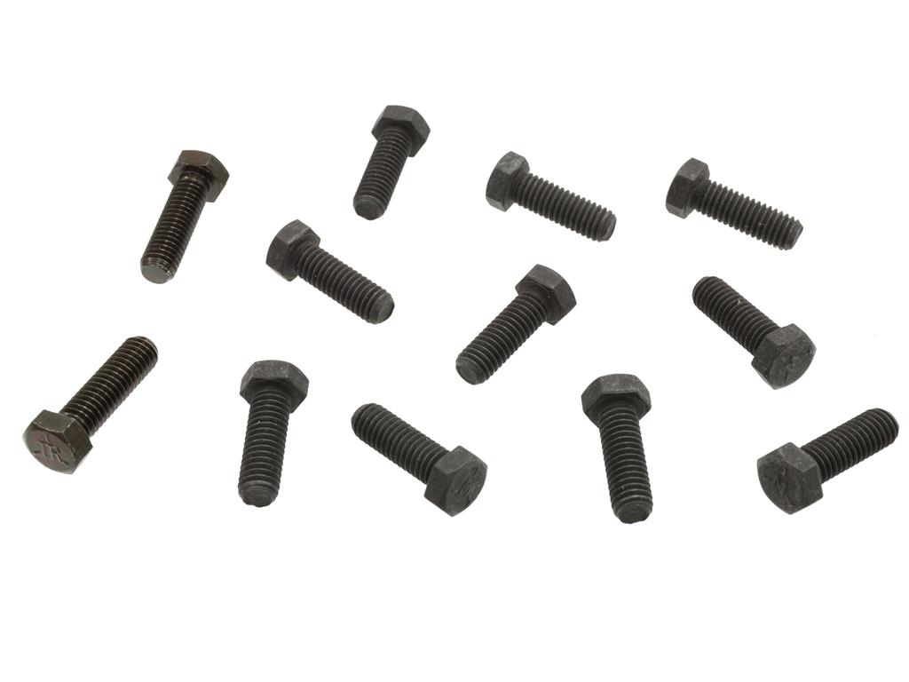 71-82 350 Intake Manifold Bolts (Black Phosphate - M Headmark)