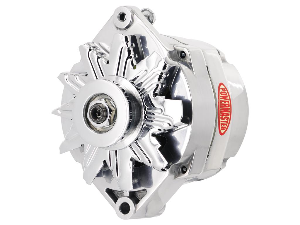 1969-1982 Powermaster 10si Style Alternator 85 Amp 1V Pulley Polished