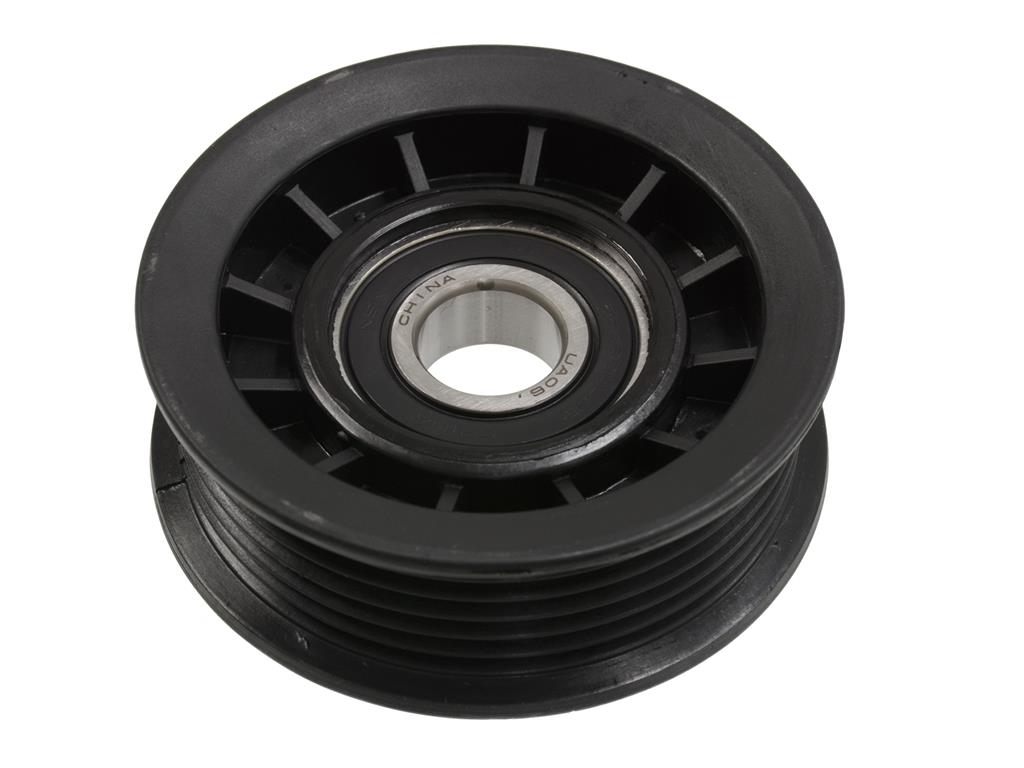 92-93 Engine Drive Belt / Idler Pulley - Grooved 6-Rib, First Design