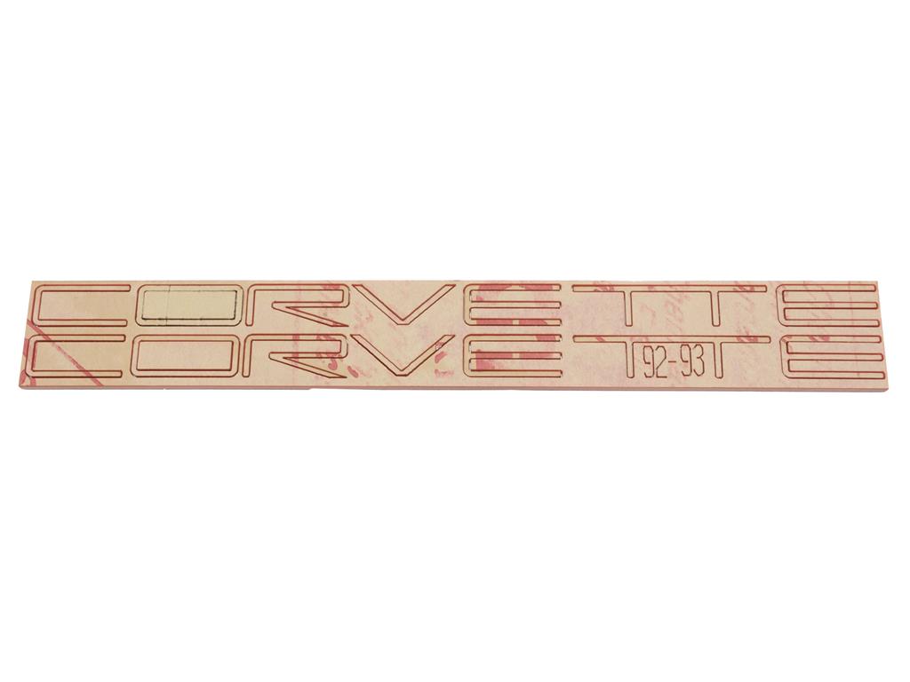 92-93 Fuel Rail Cover Letters / Emblem Set - Acrylic