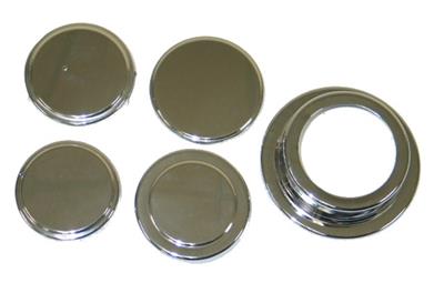 02-04 Chrome Cap Cover Set 5 Pieces