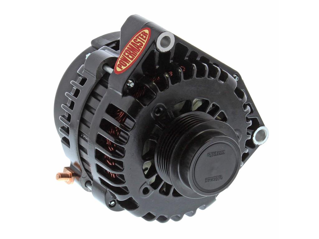 1997-2013 Powermaster AD244 Style Alternator 220-150 Amp except ZR1 Black