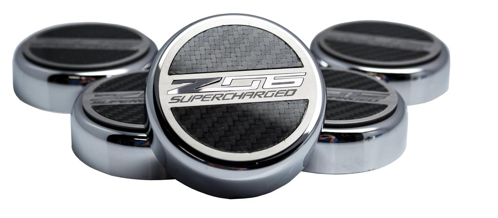 15-19 Z06 Carbon Fiber Engine Cap Cover Set Automatic Transmission