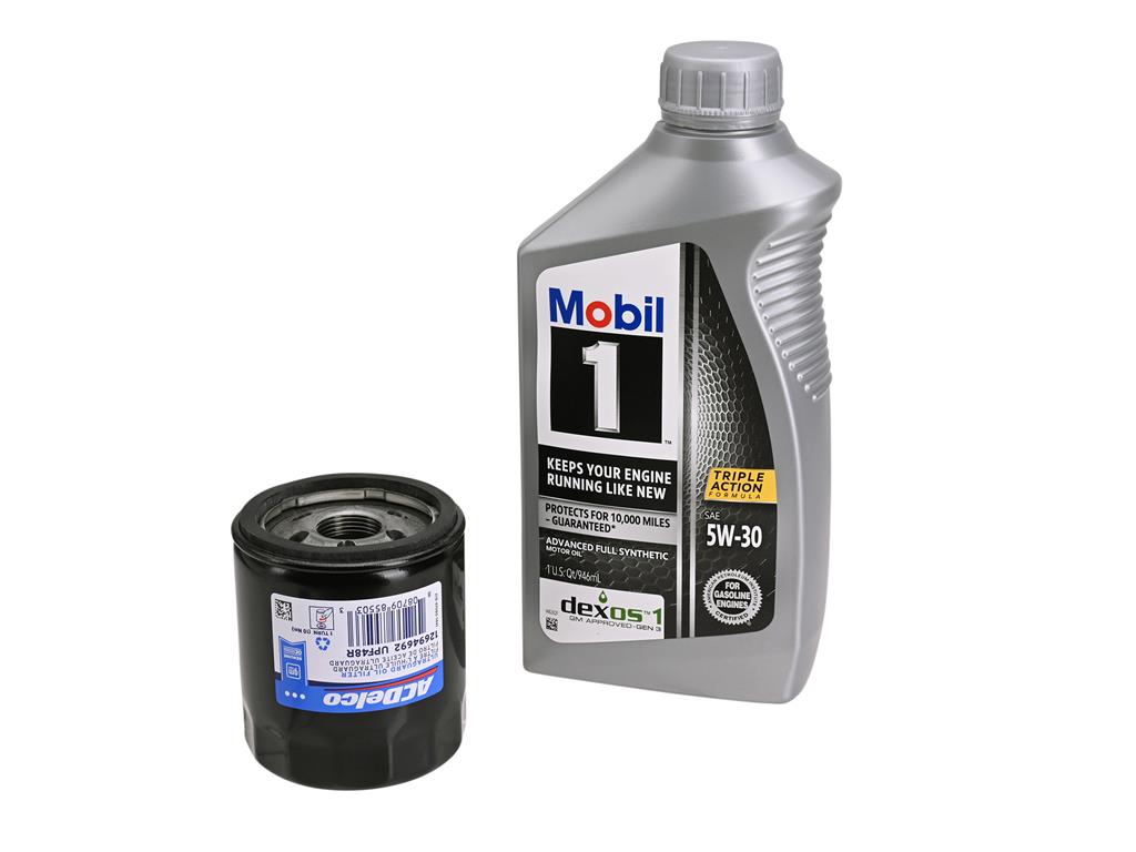 2014-2019 Mobil 1 Oil and Filter Change Kit LT1 Except Dry Sump