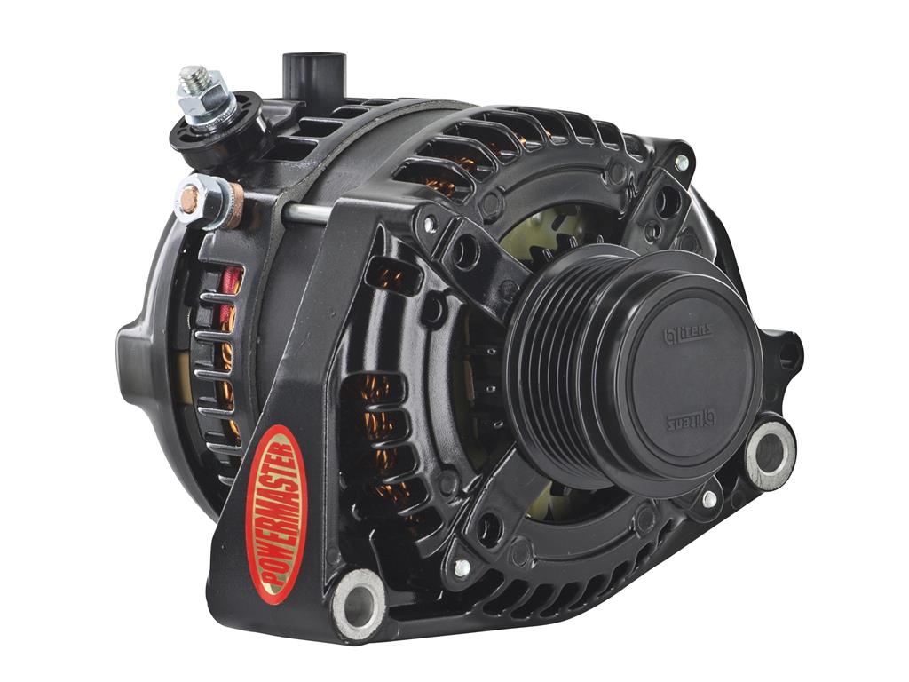 2014-2019 Powermaster HPR Style Alternator 180-145 Amp 2 Pin Regulator Black