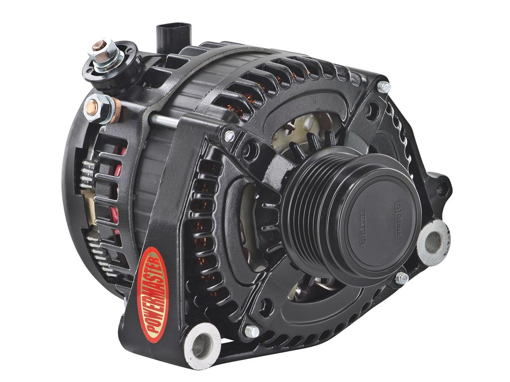 2014-2019 Powermaster HPR Style Alternator 250-195 Amp 2 Pin Regulator Black