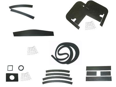 64-65 Engine Compartment Seal Kit - 327 With Air Conditioning