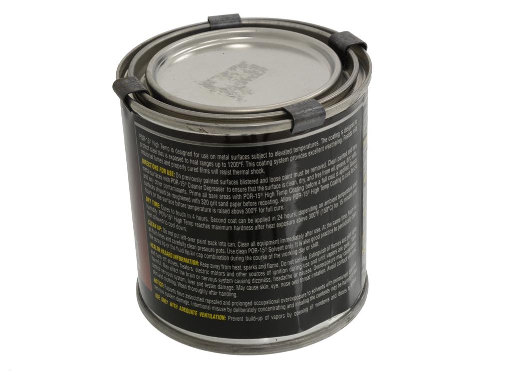 Por-15 Factory Manifold Gray Coating - 8 Oz.
