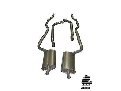 63 Exhaust System - Carbon Steel With 2 1/2" Off Road / N11 Mufflers