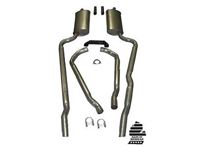 1964-1965 Deluxe Exhaust System - 327 With 2 1/2" Off Road / N11 Mufflers