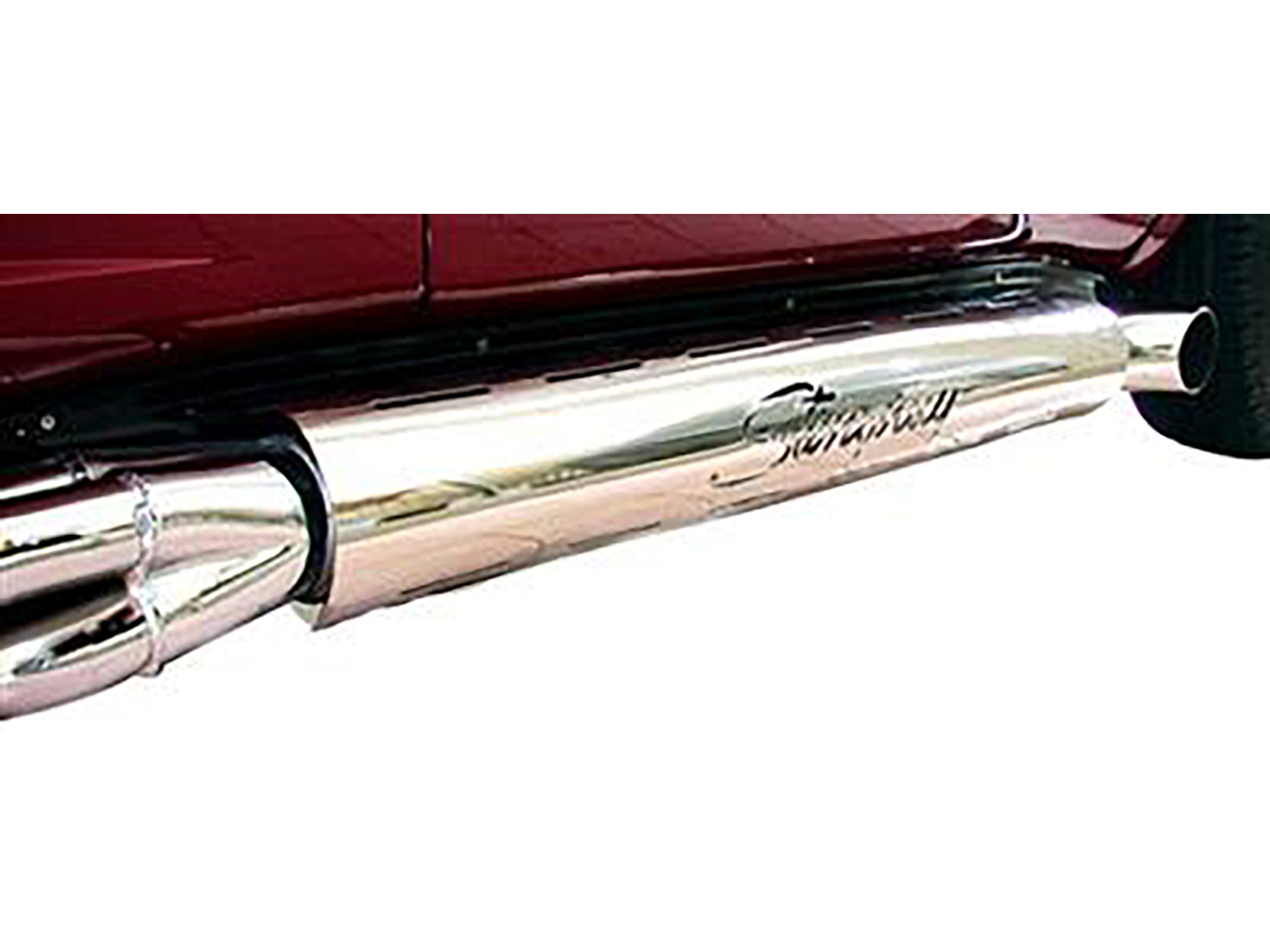 63-82 Side Exhaust Shields Stingray Script Pair (ND)