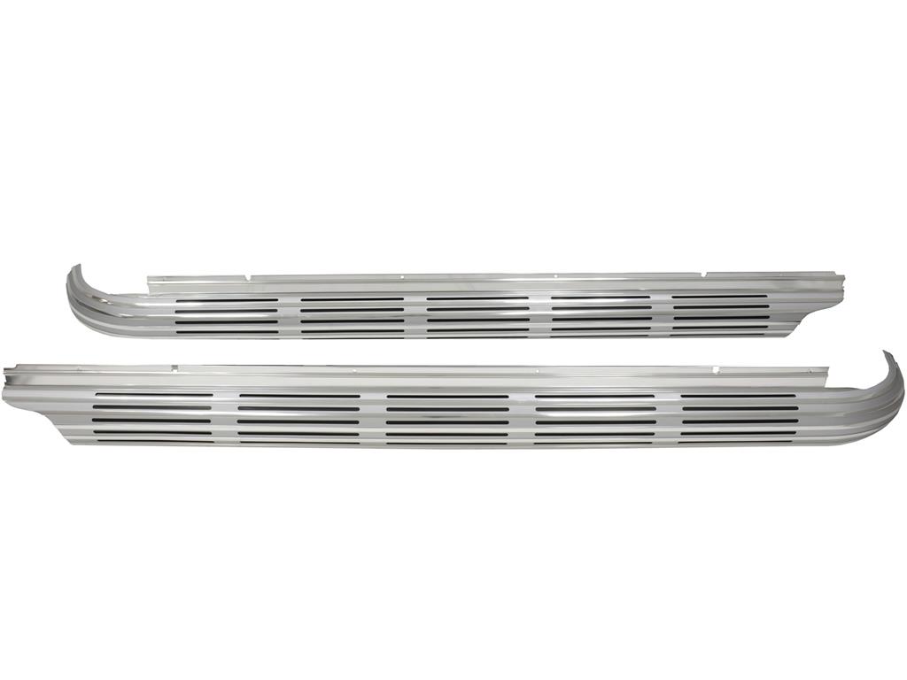 63-65 Side Exhaust Kit - 327 2 1/2" Stainless Steel Pipes - Includes Covers