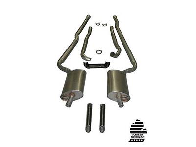 1965-1967 Deluxe Exhaust System 396 / 427 2 1/2" Off-Road / N11 Carbon Steel