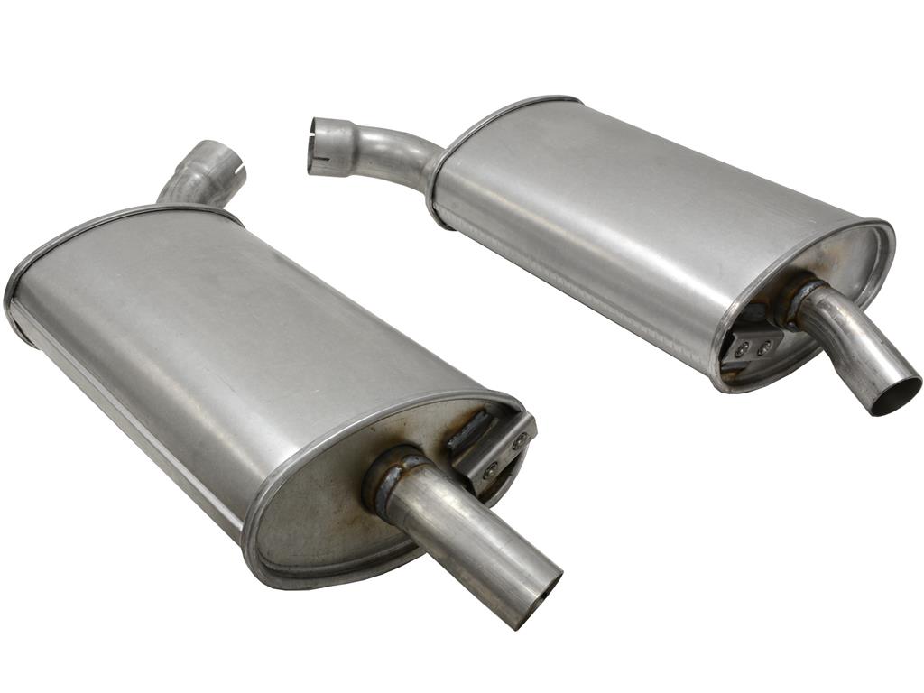 1963-1967 2 1/2" Off Road / N11 Mufflers - Clamp On