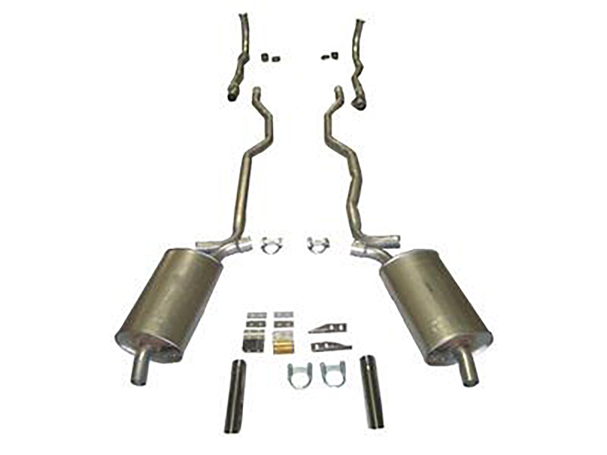 63 Exhaust System - Complete Aluminized Hi Performance With 4 Speed