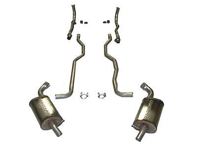 63 Exhaust System - 2 1/2" With Magnaflow Muffler 4 Speed