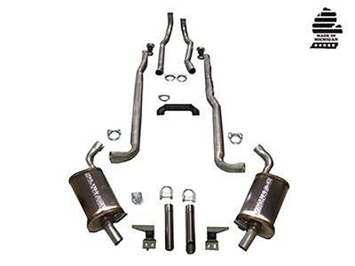64-67 Deluxe 2" Exhaust System With Magnaflow Muffler ( Small Block )