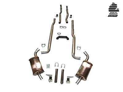 66-67 Exhaust System - Deluxe 2" To 2 1/2" 327 Magnaflow - With 4 Speed