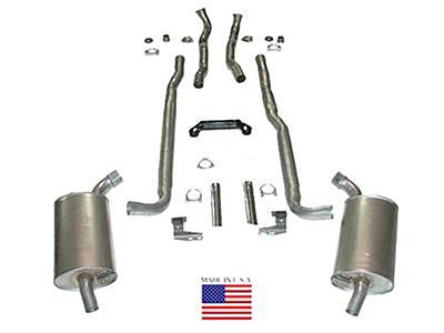 1965-1967 Deluxe Exhaust System Aluminized 396 427 4 Speed