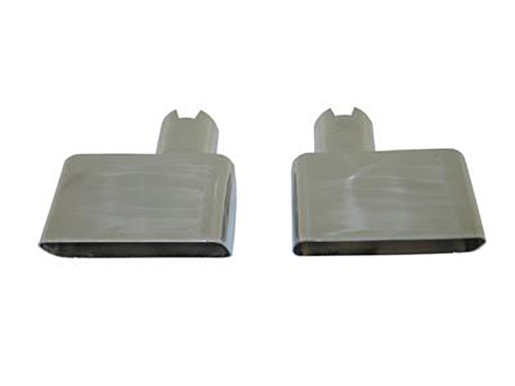 70-71 Exhaust Extensions / Tips Chrome Steel - Correct - Pair *DISCONTINUED*