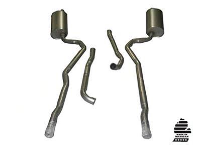 1968-1972 Exhaust System Carbon Steel 4-Speed With 2" To 2 1/2" Off Road/N11