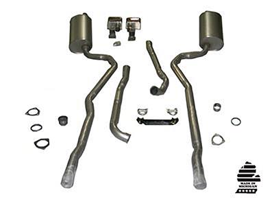 1970-1972 Exhaust System Deluxe With 2" To 2 1/2" Off Road/N11 Muffler
