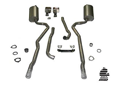 1970-1972 Exhaust System - 327 / 350 Automatic w/ 2" To 2 1/2" N11 Mufflers