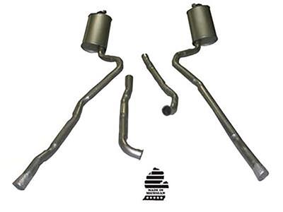1968 Exhaust System Carbon Steel 427 4-Speed With 2 1/2" N11 Muffler