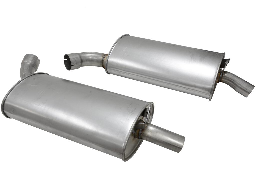 68-72 Aluminized Mufflers - 2 1/2 Inch