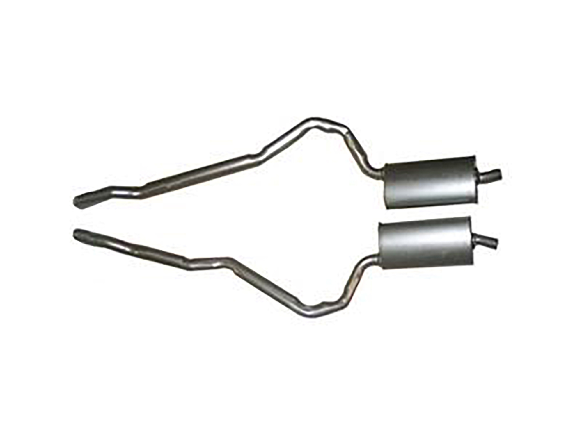 68-72 Mufflers 2 1/2" 4 Speed OEM Style Welded