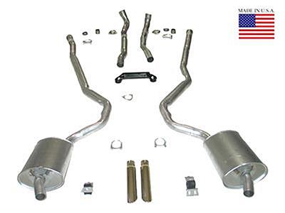 1969 Deluxe Exhaust System OEM Welded 350 4-Speed 2"