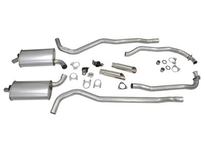 1968-1969 Deluxe Exhaust System 327/350 4-Speed Hi Performance 2" to 2 1/2"