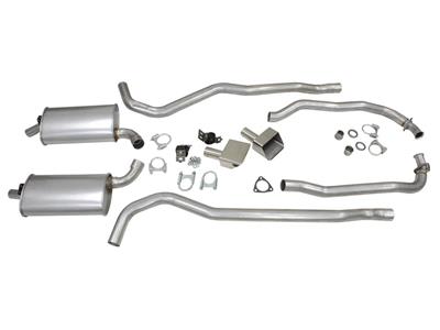 1970-1972 Deluxe Exhaust System 327/350 4-Speed Hi Performance 2" to 2 1/2"