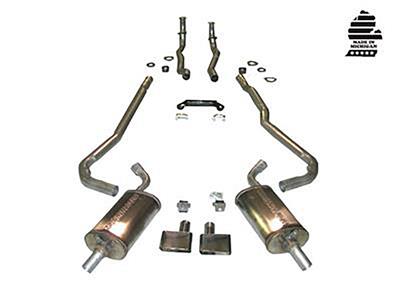 1970-1972 Exhaust System Deluxe Small Block 4-Speed 2" to 2 1/2" Magnaflow