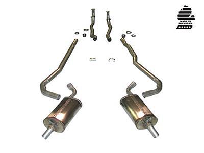 1968-1972 Exhaust System 2" to 2 1/2" Automatic with Magnaflow Muffler