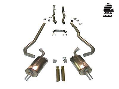 1968-1972 Exhaust System 2" to 2 1/2" Automatic with Magnaflow Muffler