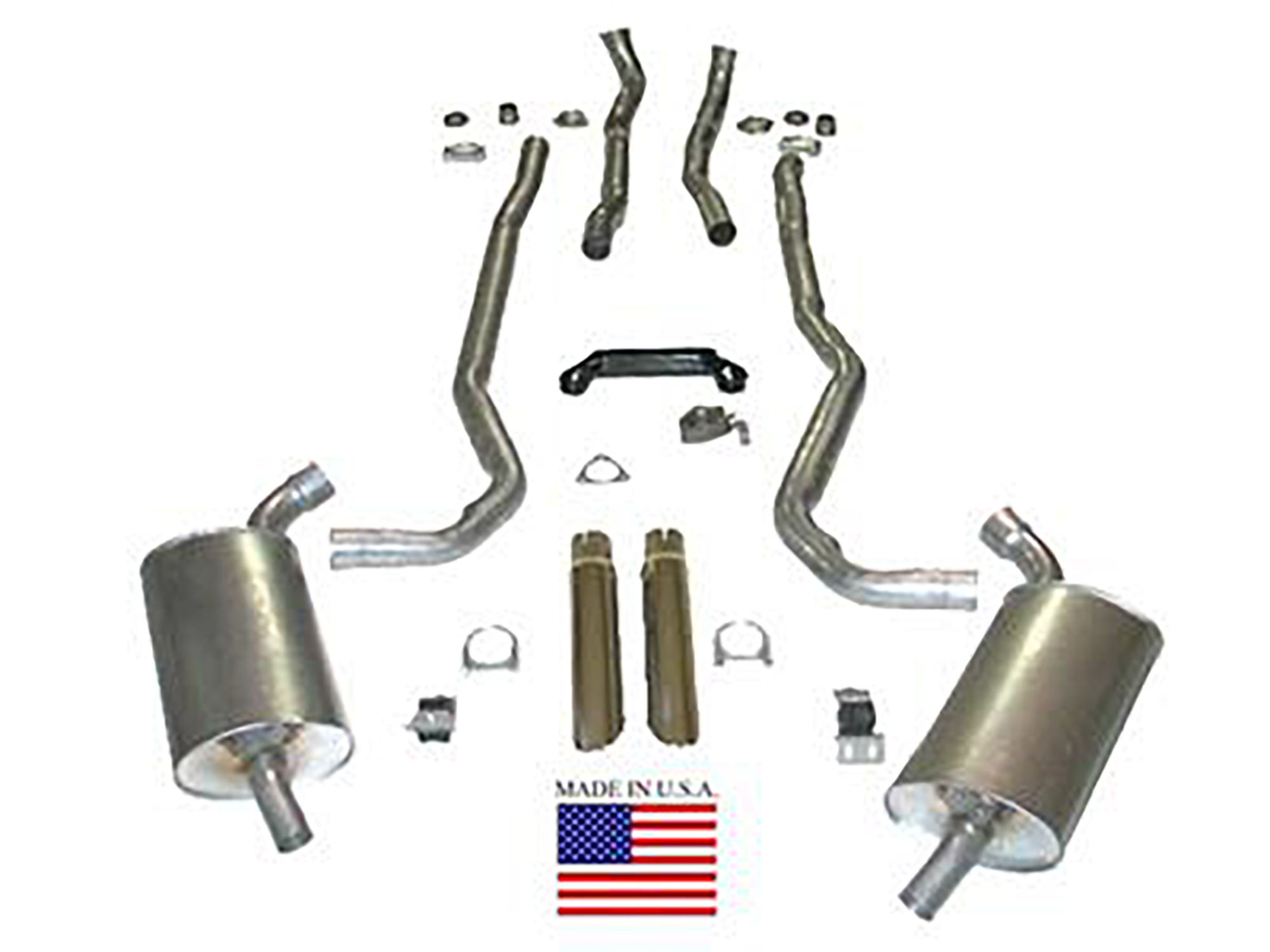 1968 Exhaust System 427 4-Speed 2 1/2"