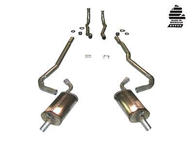 1969-1972 Exhaust System 2" Small Block 4-Speed with Magnaflow
