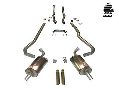 1969 Exhaust System Deluxe 2" Small Block 4-Speed with Magnaflow