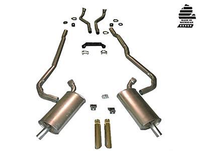 1969 Exhaust System Deluxe 427 4-Speed 2 1/2" to 2"