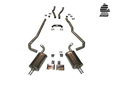 1970-1972 Exhaust System Deluxe 454 4-Speed 2 1/2" Magnaflow