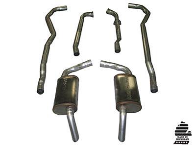 1974 454 Automatic 2 1/2" Exhaust System With MagnaFlow Muffler