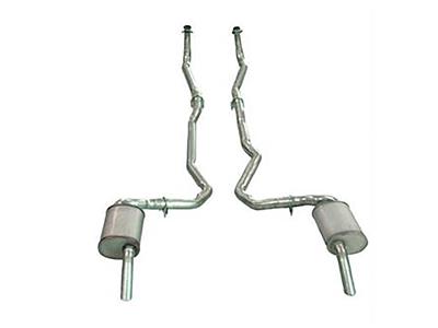 1974-1979 MagnaFlow Dual Exhaust System L-82 Design Automatic 2" To 2 1/2"