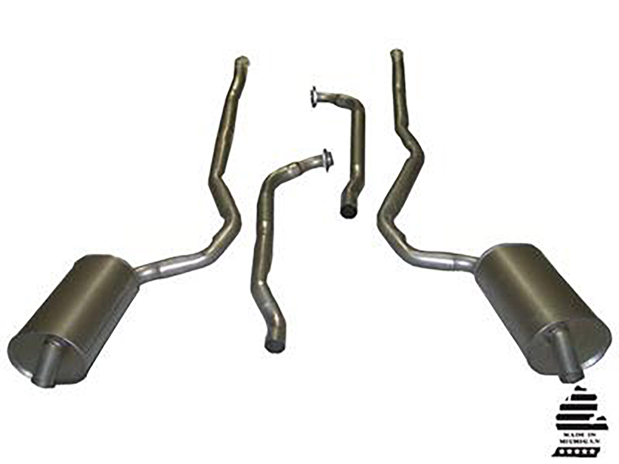 1973 Hi-Perf Small Block 4-Speed Exhaust System