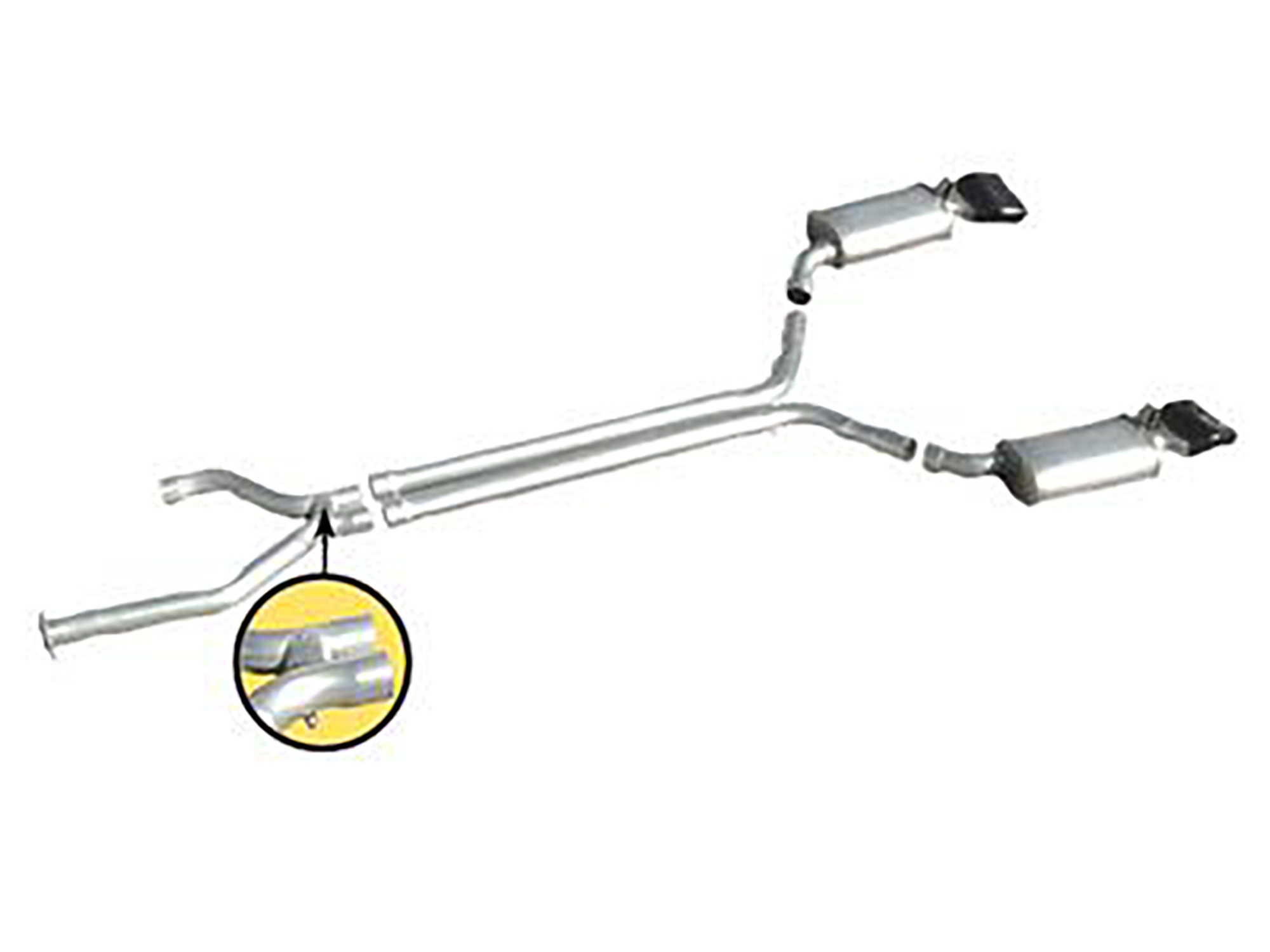 96 Straight Pipe/True Dual Exhaust System With LT1 Magnaflow Muffler