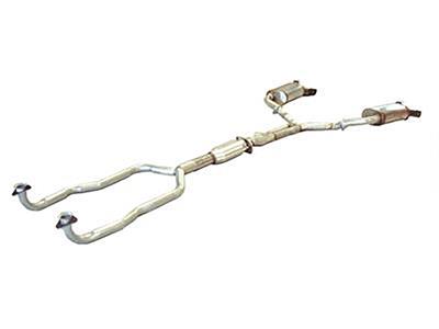 86-90 Exhaust System Without Pre Converters With LT1 Magnaflow Mufflers