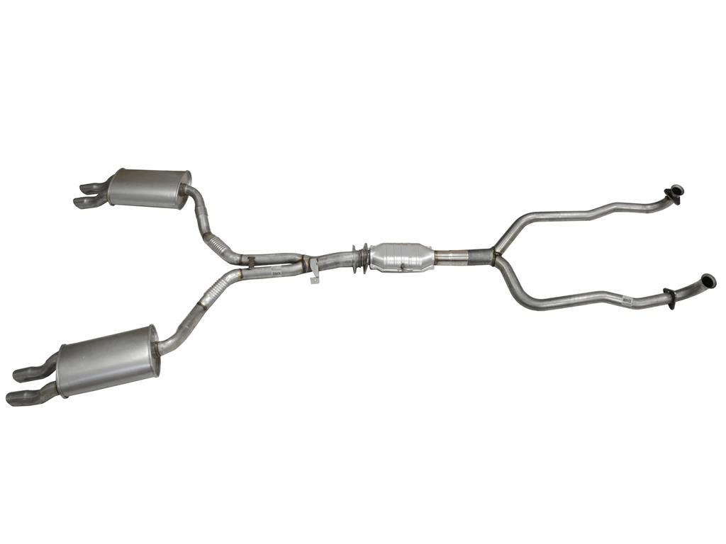 86-90 Exhaust System Without Pre Converters Except ZR1