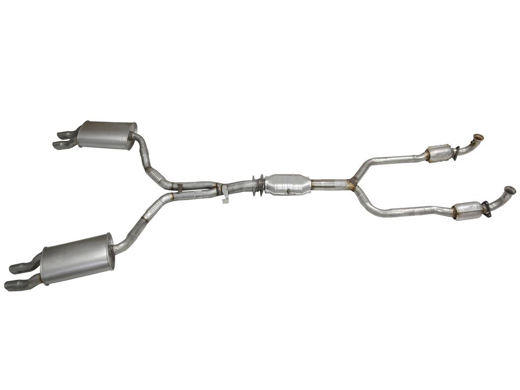 86-91 Exhaust System - With Pre Converters - Except ZR1